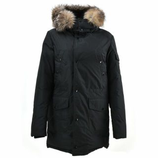 モンクレール(MONCLER)の【BLACK】MONCLER ダウンコート(ダウンジャケット)