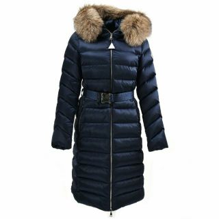 モンクレール(MONCLER)の【NAVY】MONCLER ダウンコート(ロングコート)