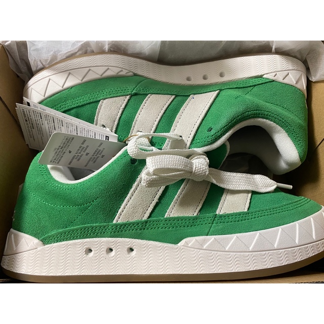 メンズadidas ADIMATIC 緑×白 US9 新品