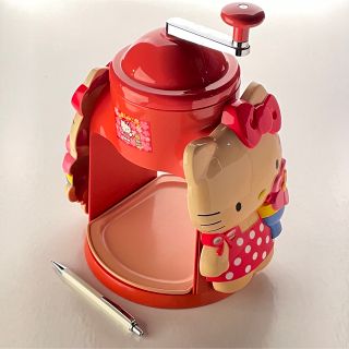 ハローキティ(ハローキティ)のサンリオ キティちゃんかき氷器　ハローキティ  アンティーク(調理道具/製菓道具)