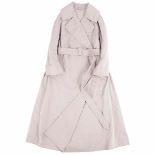 メイソングレイ(MAYSON GREY)の美品 マックスマーラ Max Mara The Cube コート チェスターコート ボタンレス ベルト付き 無地 アウター レディース JI36 USA2 FB34(S相当) グレー(その他)