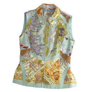 エルメス スカーフ ベスト/ジレ(レディース)の通販 8点 | Hermesの エルメス スカーフ ベスト/ジレ(レディース)の通販 8点 | Hermesの