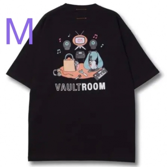 vaultroom HATSUNE MIKU TEE 黒 M 初音ミク