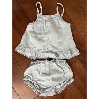 ギャップ(GAP)のGAP baby☆デニムセットアップ(タンクトップ/キャミソール)