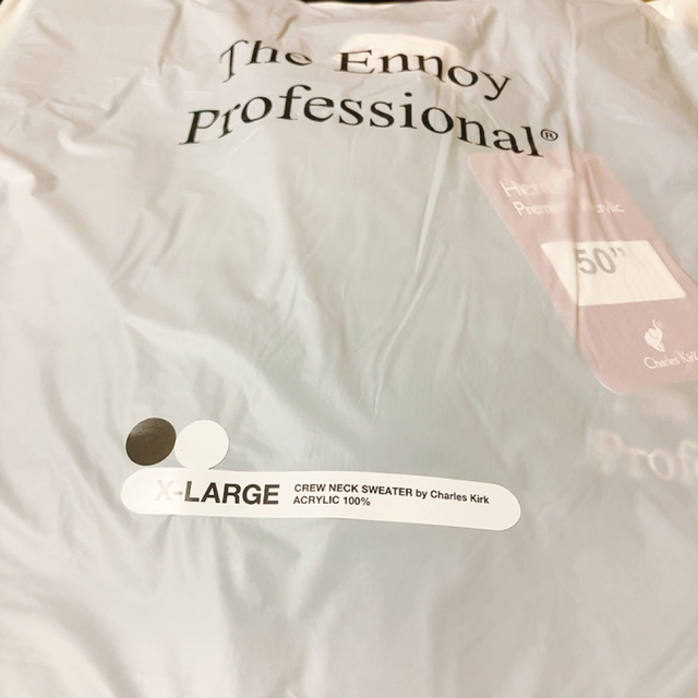 ennoy エンノイ ROUND NECK PULLOVER XL | jurnaluljuridic.md