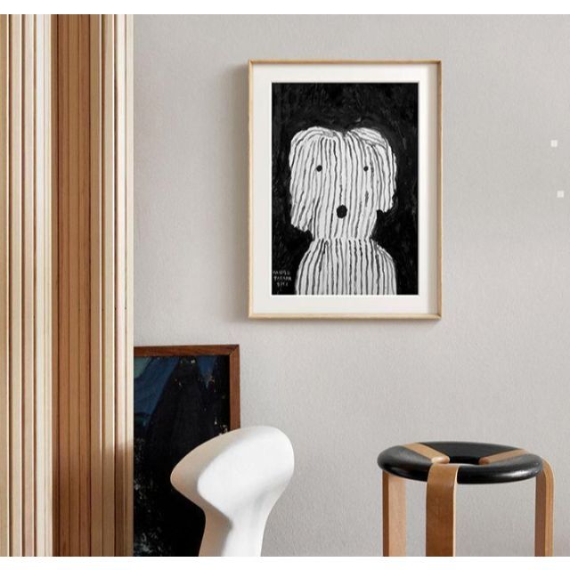アートポスター  犬  北欧  インテリア  雑貨  壁飾り 絵画  韓国雑貨 エンタメ/ホビーのアート用品(その他)の商品写真
