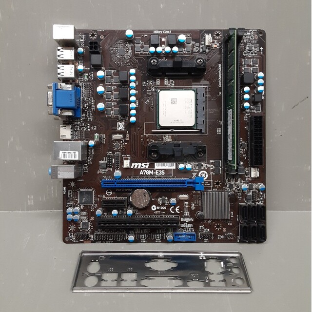 MSI A78M　マザーボード・CPUセット