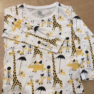 グラニフ(Design Tshirts Store graniph)の長袖　100美品　キッズ(Tシャツ/カットソー)