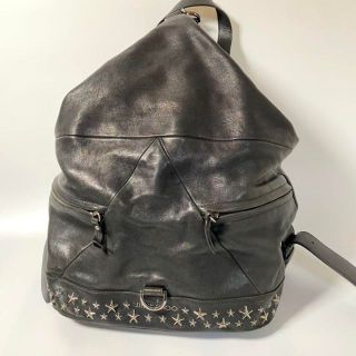 ジミーチュウ(JIMMY CHOO)のジミーチュウ jimmy choo フィッツロイ バックパック レザー スタッズ(バッグパック/リュック)