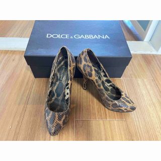 ドルチェアンドガッバーナ(DOLCE&GABBANA)のドルガバ☆レオパード柄　ピンヒール　パンプス(ハイヒール/パンプス)