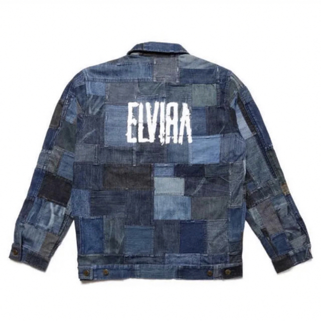 エルビラ デニムジャケット パッチワーク ELVIA | www.prakashferrous.com