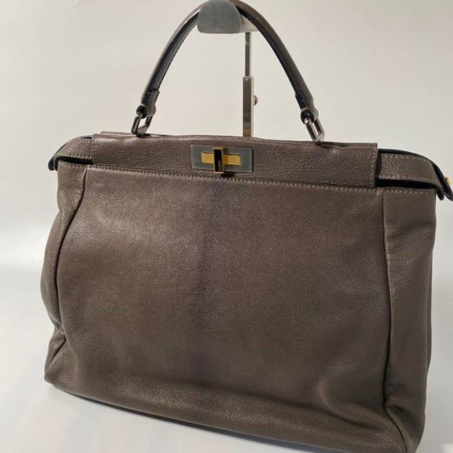 美品 フェンディ FENDI ピーカブー 2way トートバッグ ズッカ