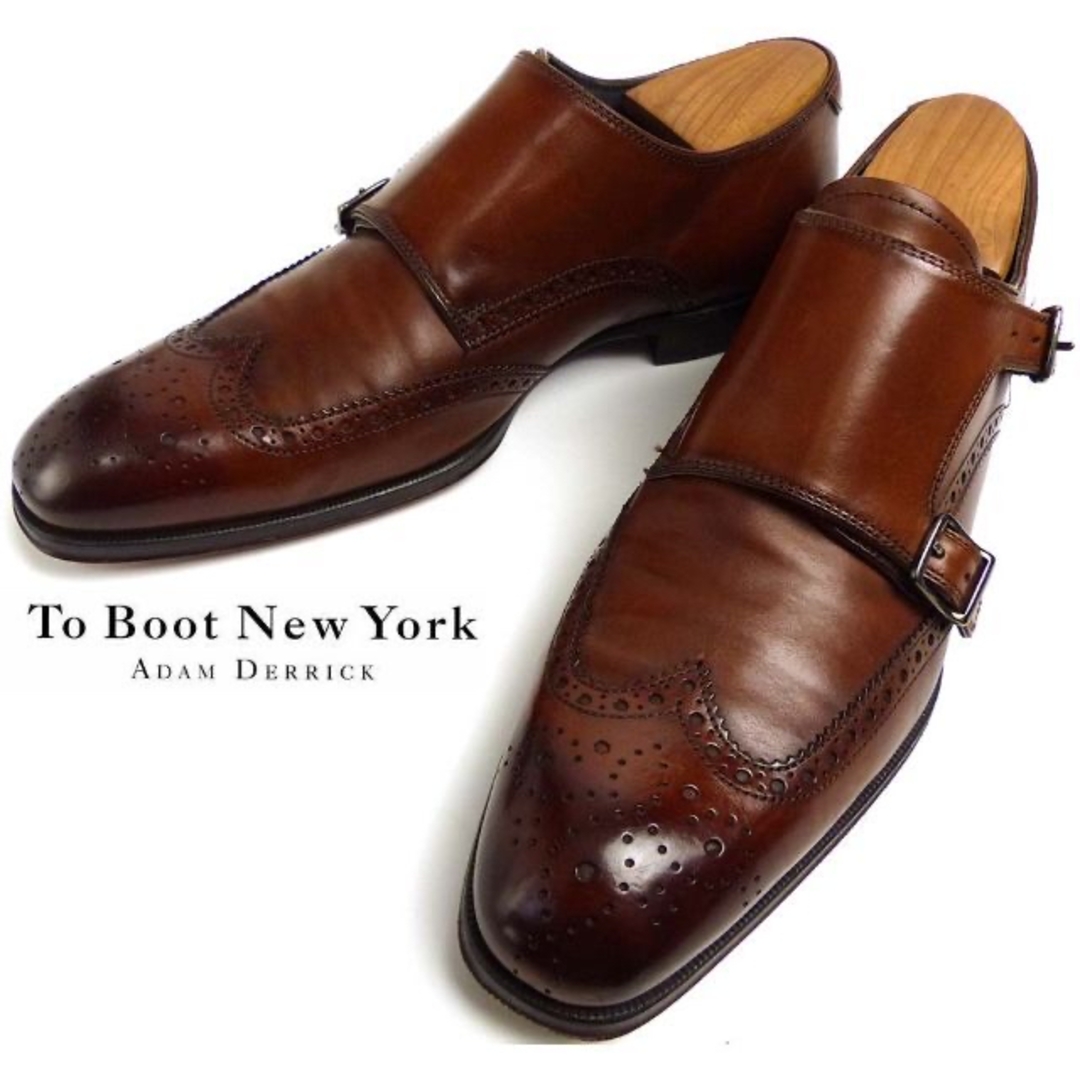 To Boot New York ダブルモンクストラップシューズ7 1/2