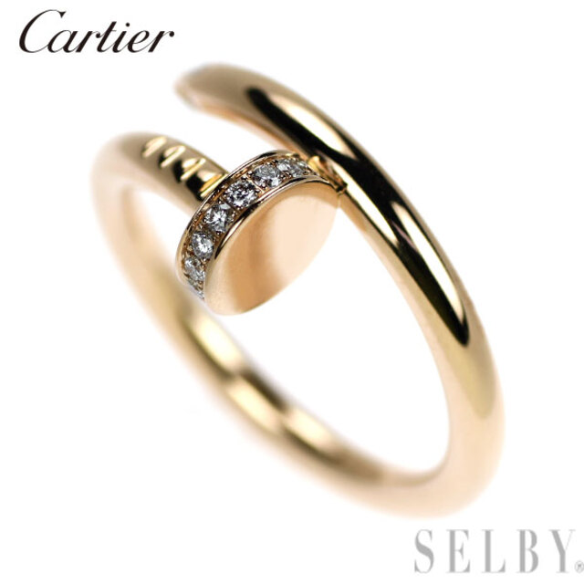 輝く高品質な Cartier - カルティエ K18PG リング ジュストアンクル 54