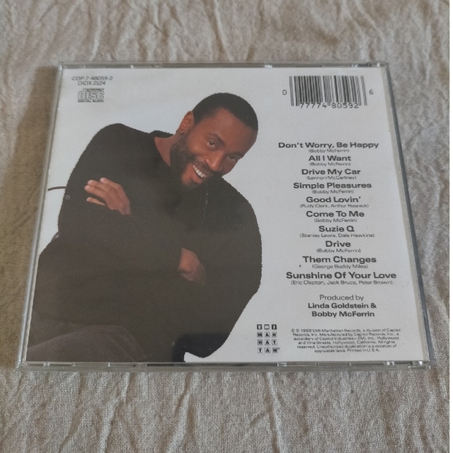 Bobby McFerrin CD エンタメ/ホビーのCD(ポップス/ロック(洋楽))の商品写真