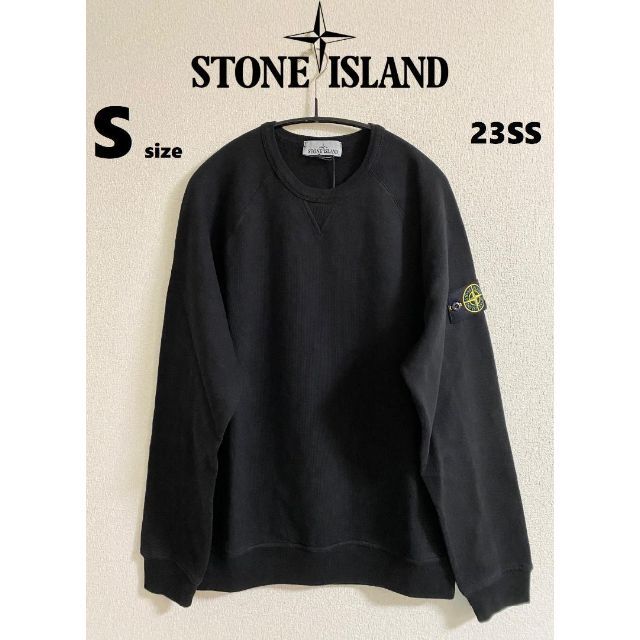 23SS【新品】STONE ISLAND ワッペン バッジ ロゴ スウェット L