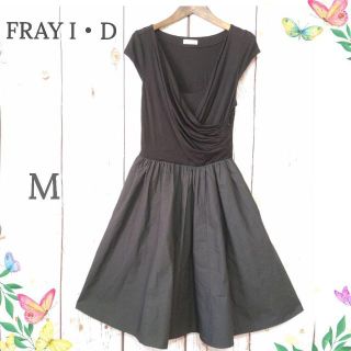 フレイアイディー(FRAY I.D)のセール✨ FRAY I・D　黒　レディースワンピース　パーティー　結婚式　ワンピ(ひざ丈ワンピース)