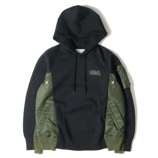 sacai - Sacai サカイ パーカー NIKE ナイキ ワンポイントロゴ MA-1