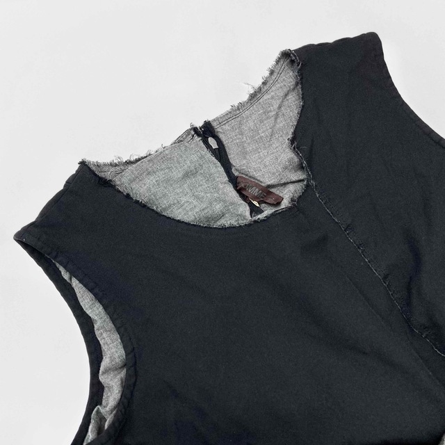 COMME des GARCONS - COMME des GARCONS 縮絨 切替デザインフリル