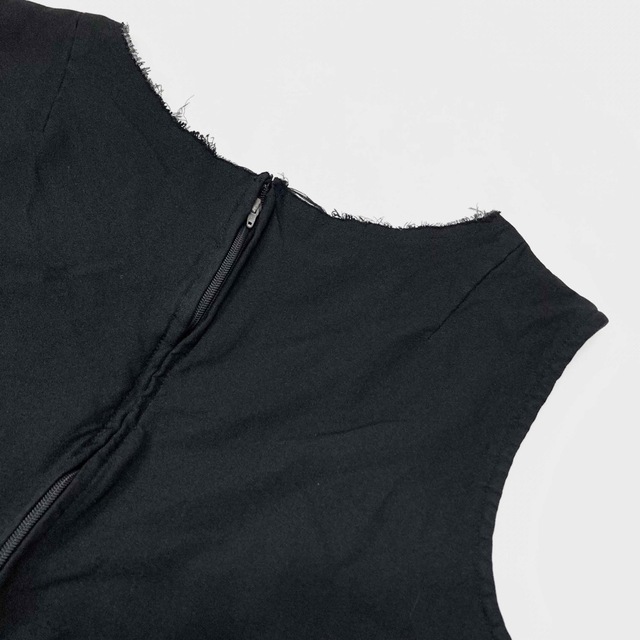 COMME des GARCONS - COMME des GARCONS 縮絨 切替デザインフリル