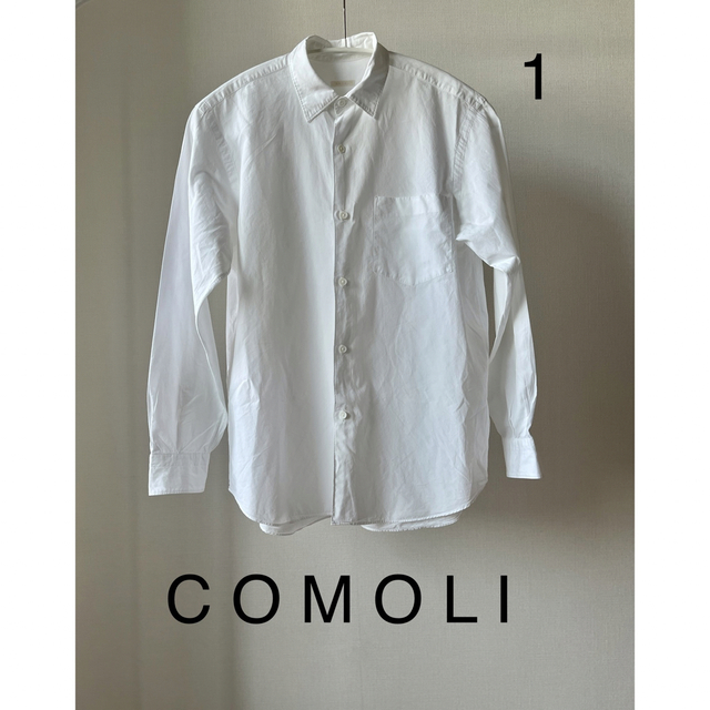 名作】COMOLI コモリ シャツ 1 白 ホワイト 旧型 経典ブランド www ...