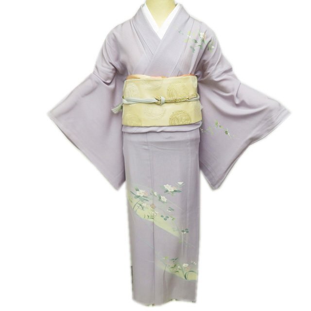 訪問着 着物 絽 夏物 身丈161cm 裄68cm M A835-17着物