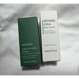 イニスフリー(Innisfree)のイニスフリー　レチノール　グリンティーシードセラム(美容液)