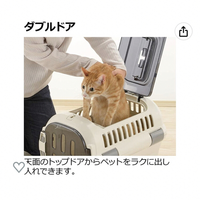 Richell(リッチェル)のリッチェル　犬猫小動物　キャリーケース　S その他のペット用品(かご/ケージ)の商品写真