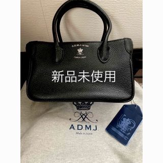 エーディーエムジェイ(A.D.M.J.)の新品ADMJ 牛革シュリンク型押し ミニトートバッグ(トートバッグ)