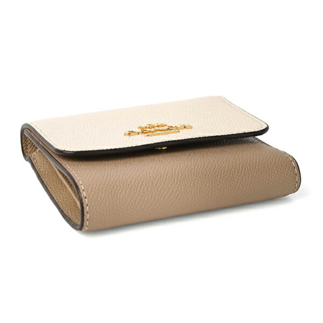 新品 コーチ COACH 3つ折り財布 SMALL TRIFOLD WALLET チョーク 新品 コーチ COACH 3つ折り財布 SMALL TRIFOLD WALLET チョーク