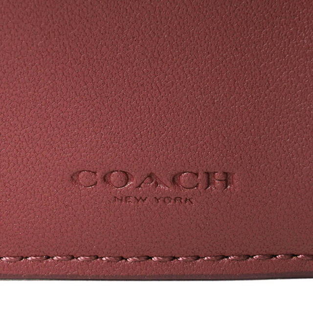 COACH(コーチ)の新品 コーチ COACH 3つ折り財布 SMALL TRIFOLD WALLET ブラウン/ピンク レディースのファッション小物(財布)の商品写真