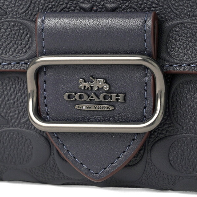 COACH(コーチ)の新品 コーチ COACH 2つ折り財布 SMALL MORGAN WALLET ミッドナイトマルチ レディースのファッション小物(財布)の商品写真
