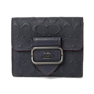 コーチ(COACH)の新品 コーチ COACH 2つ折り財布 SMALL MORGAN WALLET ミッドナイトマルチ(財布)