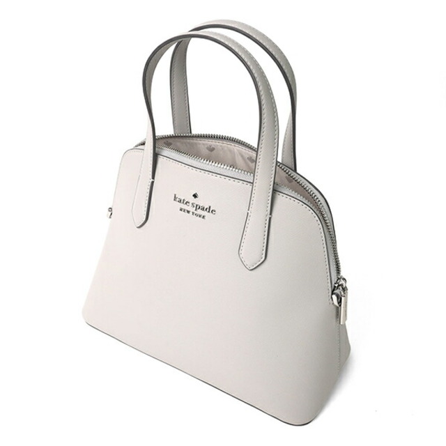 kate spade new york(ケイトスペードニューヨーク)の新品 ケイトスペード kate spade ショルダーバッグ MEDIUM DOME SATCHEL プラチナグレー レディースのバッグ(ショルダーバッグ)の商品写真