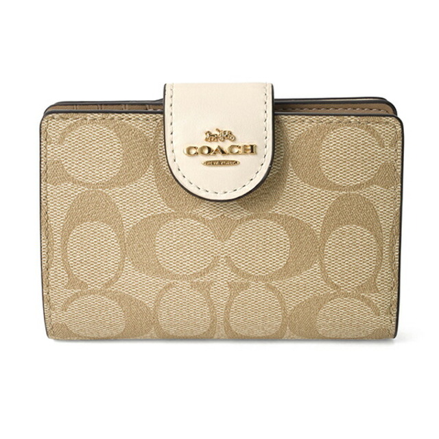 の販売 新品 コーチ COACH 2つ折り財布 MEDIUM CORNER ZIP WALLET