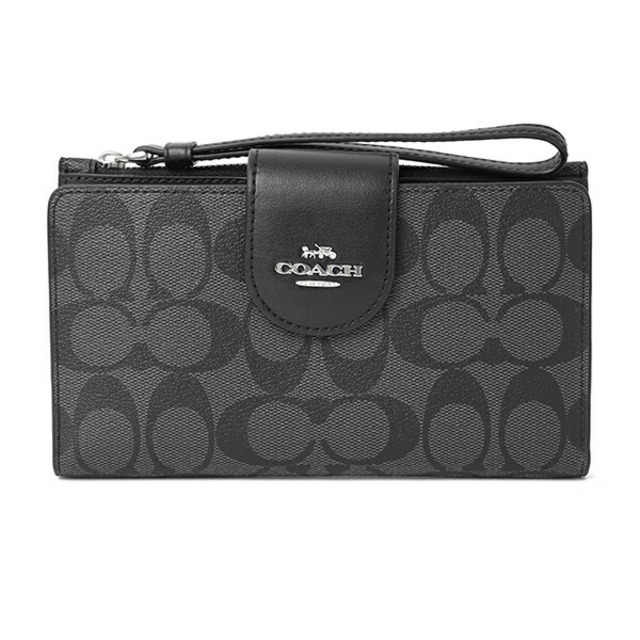 COACH(コーチ)の新品 コーチ COACH 長財布 TECH WALLET グラファイト/ブラック レディースのファッション小物(財布)の商品写真