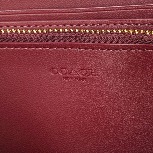 新品 コーチ COACH 長財布 LONG ZIP AROUND WALLET カーキマルチ