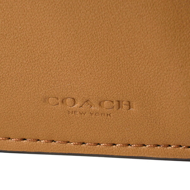 COACH(コーチ)の新品 コーチ COACH 3つ折り財布 SMALL TRIFOLD WALLET カーキ/アイボリー レディースのファッション小物(財布)の商品写真