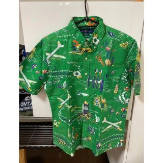 ポロラルフローレン(POLO RALPH LAUREN)のPOLO RALPH LAUREN コットン半袖ボタンダウン　アロハシャツ(シャツ)