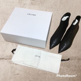 セリーヌ(celine)の【ラグジュアリー.名作.匿翌送】CELINE ショートブーツ 37.5　レザー(ブーティ)