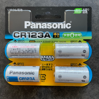 パナソニック(Panasonic)のPanasonic 電池 CR123A(バッテリー/充電器)