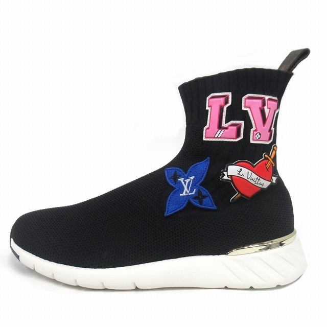 未使用 18AW ルイヴィトン ハート・ライン ソックス スニーカー ◇3