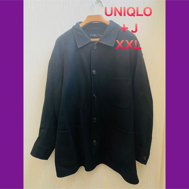 UNIQLO(ユニクロ)のUNIQLO +Jオーバーサイズシャツジャケット XXLサイズ メンズのジャケット/アウター(テーラードジャケット)の商品写真