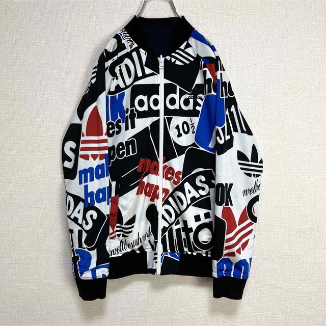 adidas アディダス ブルゾン トラックトップ リバーシブル 総柄
