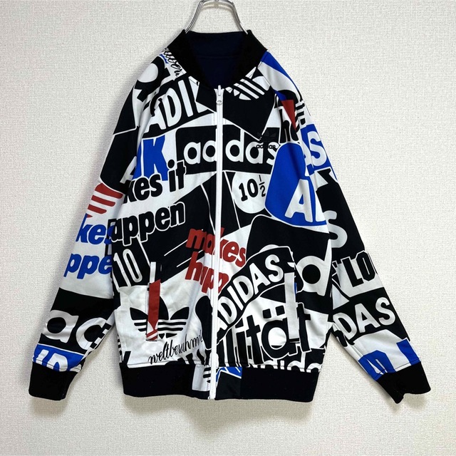 adidas アディダス ブルゾン トラックトップ リバーシブル 総柄