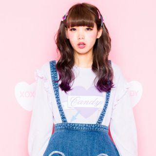 キャンディーストリッパー(Candy Stripper)のCandy Stripper ハートトップス (カットソー(長袖/七分))