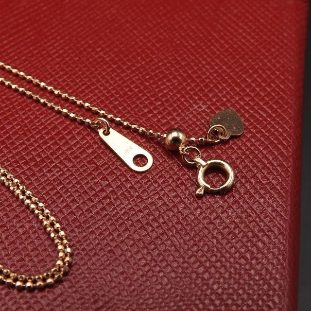 サントスピンク 【美品】K18PG ピンクゴールド スルーネックレス