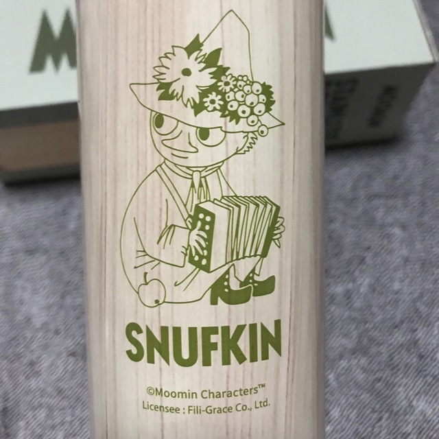 ムーミン　スナフキン　直飲みステンレス水筒　ステンレスボトル　480ml エンタメ/ホビーのおもちゃ/ぬいぐるみ(キャラクターグッズ)の商品写真