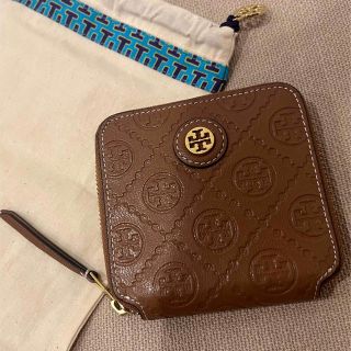 トリーバーチ(Tory Burch)のトリーバーチ　Tモノグラム　折りたたみ財布(財布)