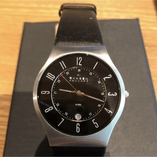 スカーゲン(SKAGEN)のSKAGEN 腕時計　black　233XXLSLB(腕時計(アナログ))